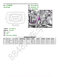 2014年路虎揽胜运动版L494端子图-C1CS05B 模块-动力转向控制