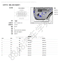 2018年路虎揽胜运动版L494电脑端子图-C8PR116 - 电机-关闭-电动车门