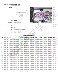 2018年路虎揽胜运动版L494电脑端子图-C4PR59B - 模块-尾门控制-上部