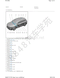 2019年捷达VS5电路图-汽车中部的控制单元