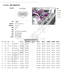 2018年路虎揽胜运动版L494电脑端子图-C1CA56A - 模块-制动助力器