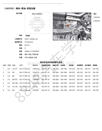 2018年路虎揽胜运动版L494电脑端子图-C4E515C - 模块-燃油-泵驱动器