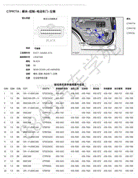 2018年路虎揽胜运动版L494电脑端子图-C7PR77A - 模块-控制-电动车门-左侧