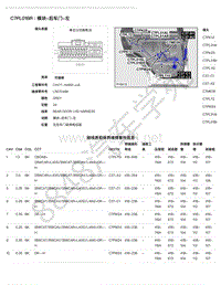 2018年路虎揽胜运动版L494电脑端子图-C7PL01BR - 模块-后车门-左