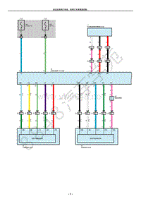 2012-2014年雷克萨斯GS300H和GS450H系统电路图-自适应前照灯系统 前照灯光束高度控制