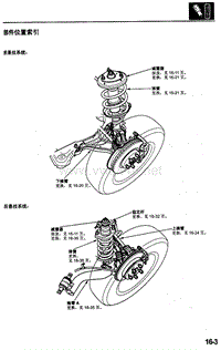 东风本田CR-V维修手册 016悬挂系统