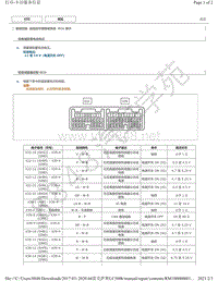 2020年雷克萨斯LC500H针脚图-自适应可调悬架系统 ECU 端子图