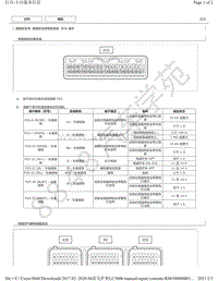 2020年雷克萨斯LC500H针脚图-座椅安全带警告系统 ECU 端子图