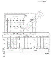 2017年本田讴歌CDX电路图-音响和可视系统电路图不带导航 3643