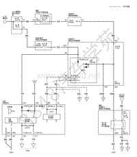 2017年本田讴歌CDX电路图-驻车和倒车传感器系统电路图 3288