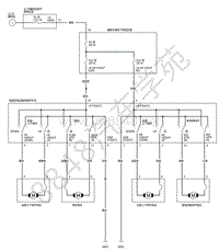 2017年本田讴歌CDX电路图-电动座椅电路图 3392