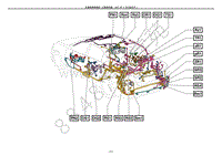 2009-2016年雷克萨斯LS600H线束图-车身线束和线束（左驾驶车型 2012 年 9 月之后生产）-W1