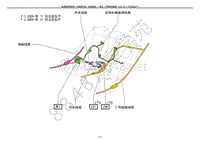 2009-2016年雷克萨斯LS600H线束图-座椅线束和线束（右驾驶车型 后排座椅 5 座式 不带电动座椅 2012 年 9 月之前生产）W