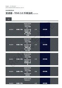 2020年路虎星脉L560维修手册-自动变速器 变速器安装 - TDV6 3.0 升柴油机