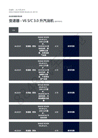 2020年路虎星脉L560维修手册-自动变速器 变速器安装 - V6 S C 3.0 升汽油机