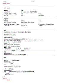 2020年宝马技术通报-B46 B48 B58 - 发动机支座磨损