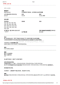 2020年宝马技术通报-在音频菜单中滚动时 显示偶尔反应非常缓慢