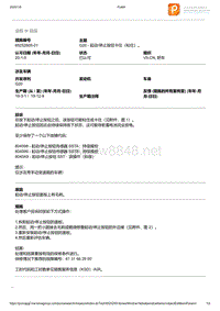 2020年宝马技术通报-G20 - 起动停止按钮卡住（粘住） 