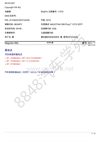 2019年迈腾全车电路图（DKVB发动机）安装位置 接地点