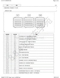 2020年雷克萨斯UX300e针脚图-空气囊系统 ECU 端子图