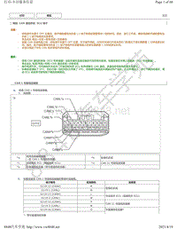 2017年雷克萨斯LS500h针脚图-CAN通信系统 多路网络车身ECU端子图