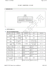 2013年-2014年雷克萨斯LX570和LX460针脚图-电动背门系统ECU端子图