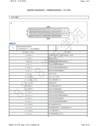 2013年-2014年雷克萨斯LX570和LX460针脚图-车辆稳定性控制系统ECU端子图