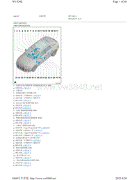 2019年奥迪A5电路图-安装位置-车辆中部的控制器