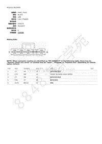 2010年JEEP COMMANDER 吉普指挥官控制模块端子图-鼓风机模块