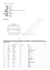 2010年JEEP COMMANDER 吉普指挥官控制模块端子图-MODULE-FRONT CONTROL C3