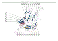 2012年-2014年雷克萨斯LS600h座椅零件位置（左驾驶车型 前排座椅 2012 年 9 月之后生产）-P1