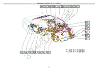 2012年-2014年雷克萨斯LS600h车身线束和线束（右驾驶车型 2009 年 11 月之前生产）-W1