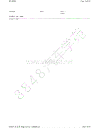 2020年一汽大众宝来电路图-基本装备 Low（AW0）