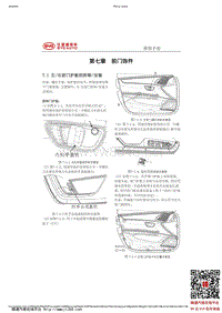 2020年-2021年比亚迪汉EV新能源维修手册-07-前门饰件