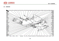 2020年-2021年比亚迪汉EV新能源电路图-10-地板线束