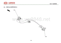 2020年-2021年比亚迪汉EV新能源电路图-20-充配电总成搭铁线束II