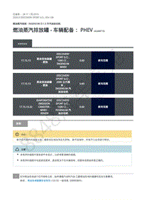 2020年路虎发现神行L550维修手册-303-13B 汽油机1.5L-燃油蒸汽排放罐 - 车辆配备 PHEV