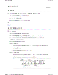 2019年-2020年日产骐达HR16DE发动机故障代码-P0448确认步骤