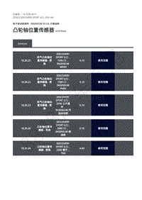 2020年路虎发现神行L550维修手册-303-14A 柴油机2.0L-凸轮轴位置传感器