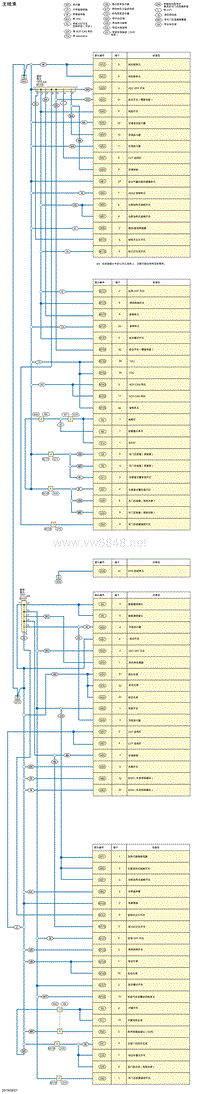 2019年-2020年日产骐达电路图-主线束