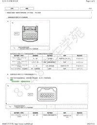 2019年丰田亚洲龙模块针脚图-轮胎压力警告系统（HV 车型） ECU 端子图