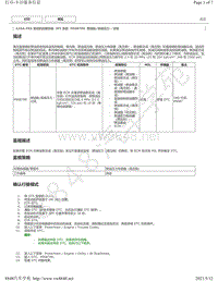 2019年丰田亚洲龙A25A-FKS发动机故障代码DTC- P008700维修说明