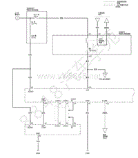 2020年款本田雅阁电路图（汽油机）-音响和可视系统电路图 不带音响 