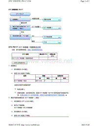 2020年本田雅阁故障代码DTC故障排除-P0117