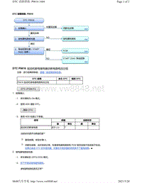 2020年本田雅阁故障代码DTC故障排除-P0616