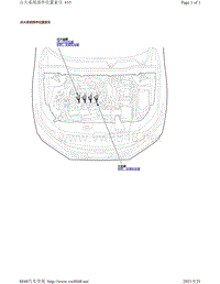2019年-2020年本田雅阁维修手册（ACCORD-4D车型）-点火系统部件位置索引