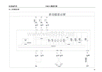 2017年比亚迪E5纯电动原厂电路图-16-多功能显示屏