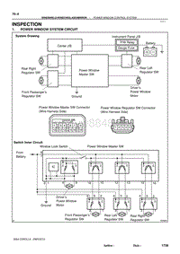 2004年丰田卡罗拉服务手册-power window control1