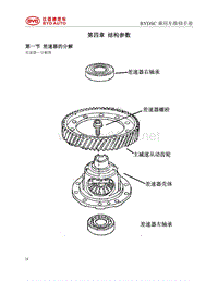 2016比亚迪元维修手册-5T14变速箱04 结构参数