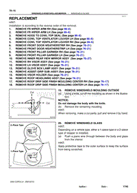 2004年丰田卡罗拉服务手册-windshield glass2